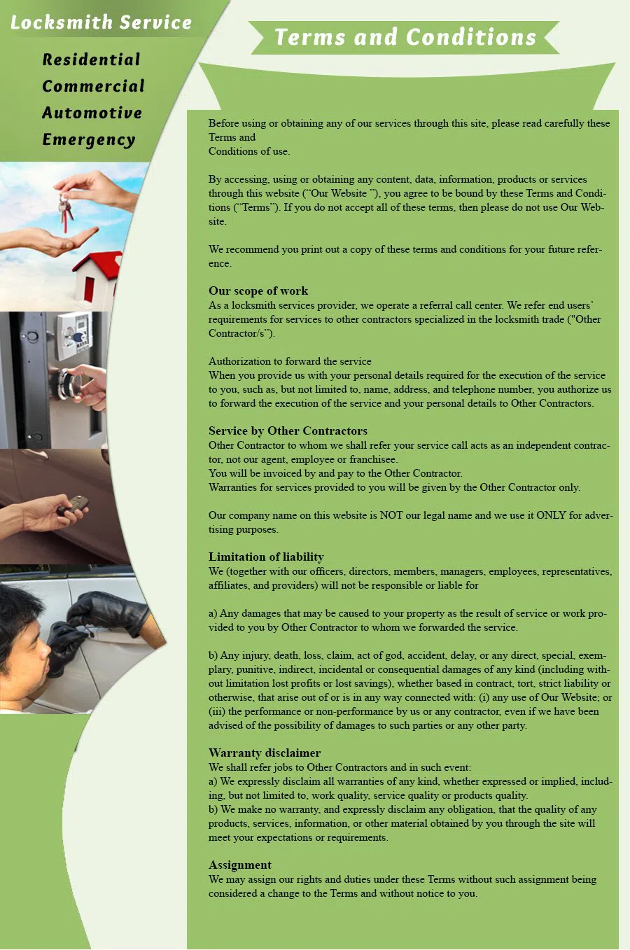 Holmes PA Locksmith Store Holmes, PA 484-257-9553 - terms-and-condition-c-22